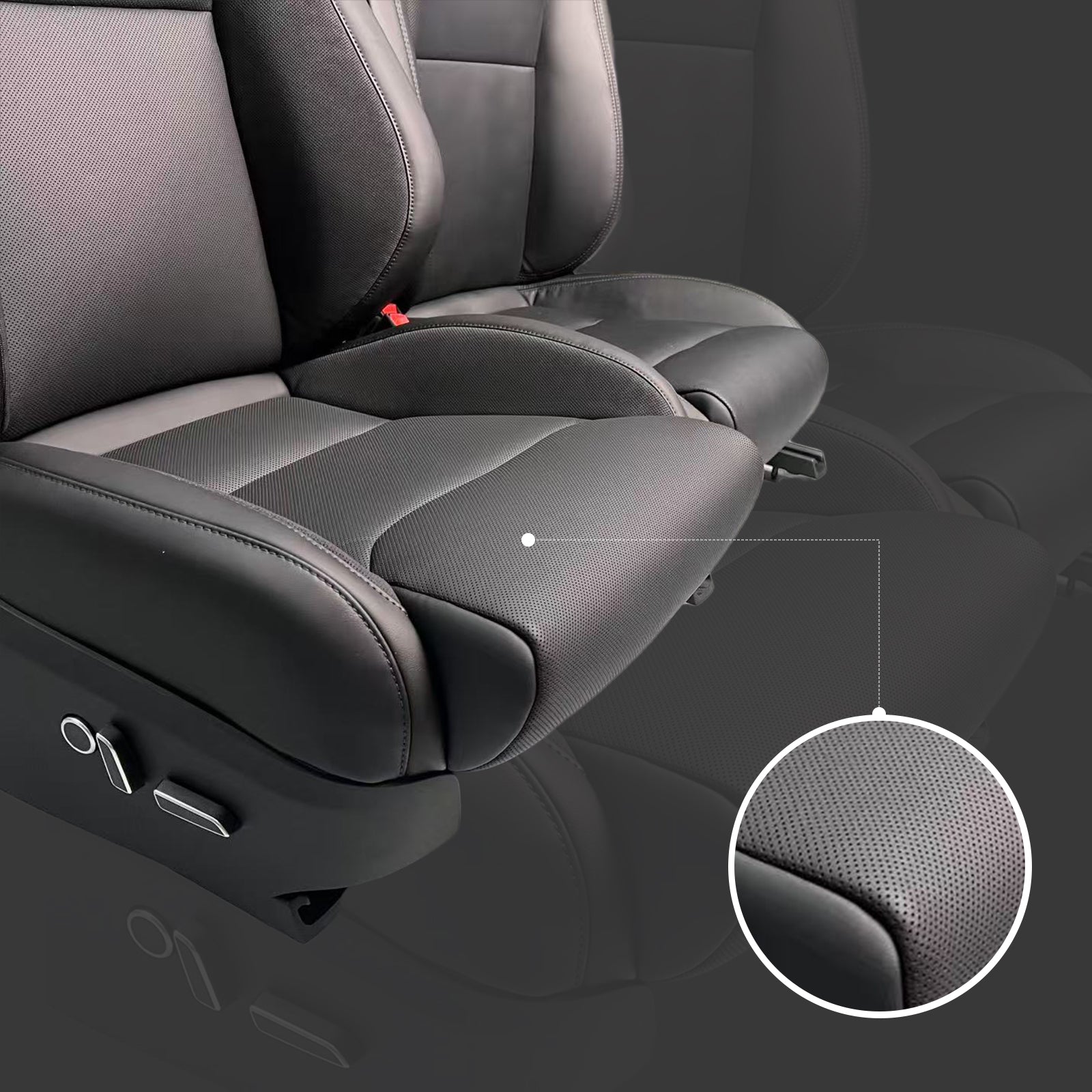 Tesla Accessories Model S/X Performance Seats Tesla Leather Seat Covers Tesstudio?