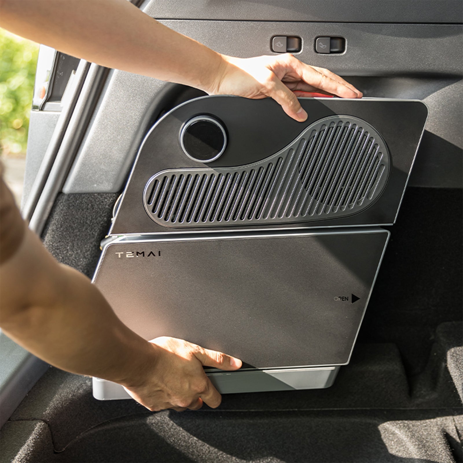 Tesla Model Y Trunk Fridge Hidden Cooler Car Mini Refrigerator Tesstudio?
