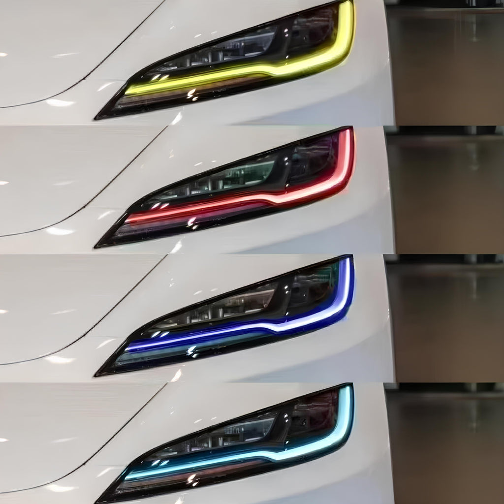 Model 3 Highland Exterior Accessories Daytime Running Light DRL Boards Headlight Tesstudio?