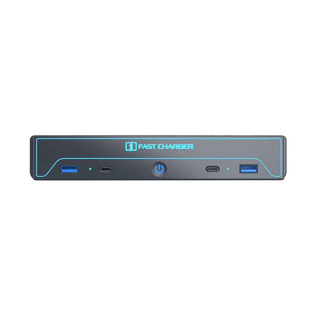 テスラモデル3ハイランド用センターコンソールUSBハブ ドッキングステーション 急速充電器 ダイナミックアンビエントライト付き