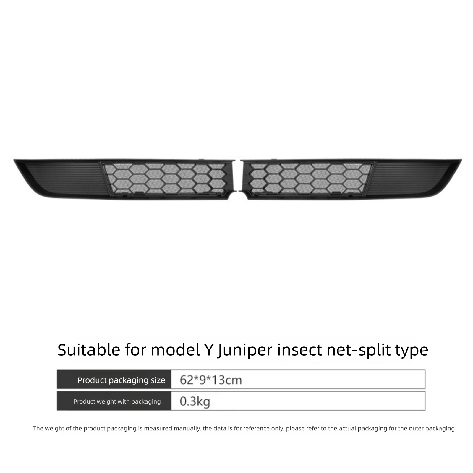 2025 2026 ABS Front Grill Mesh Insert For model Y Juniper 2025 Insect Protection Accessories