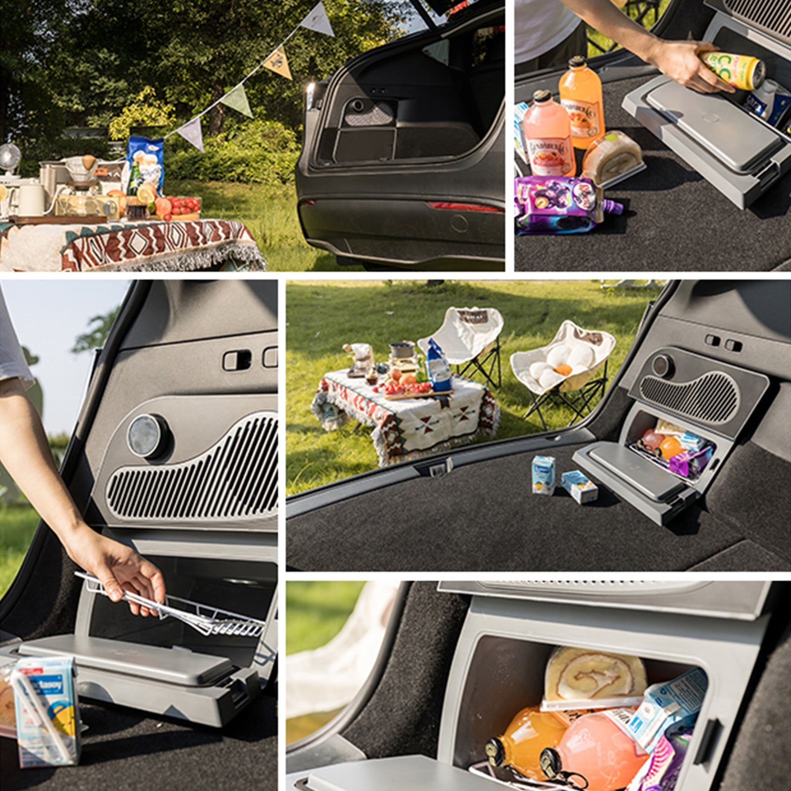 Trunk Fridge Hidden Cooler Car Mini Refrigerator for Tesla Model Y /Model Y Juniper