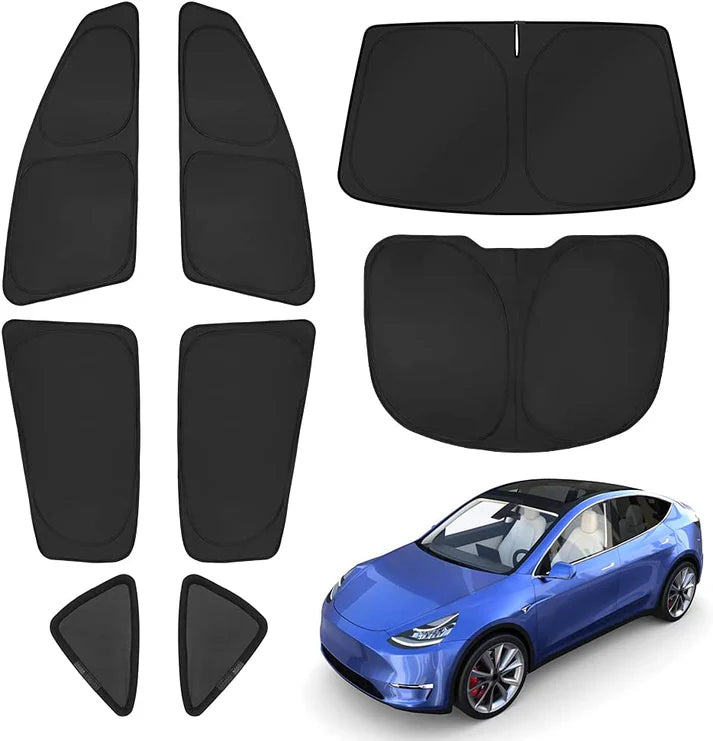 Model Y用サイドウィンドウシェード 8点セット