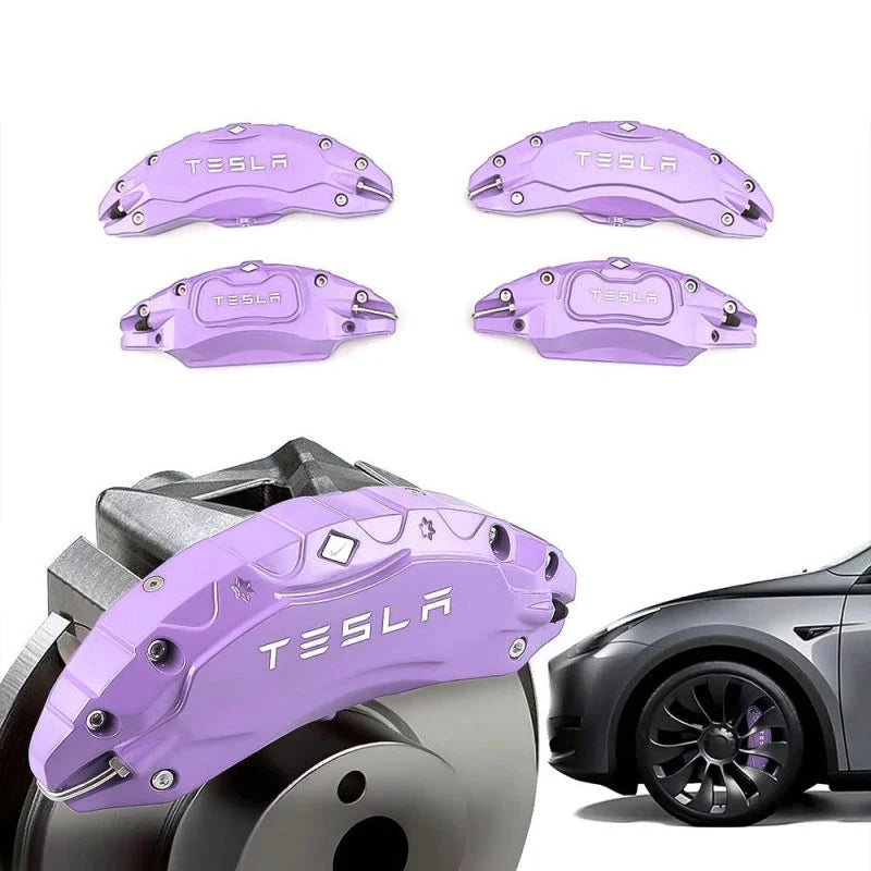 19″ /20″ Wheel Brake Caliper Cover (4pcs) For Tesla Model Y/ Model YL / Model 3/ Model X/ Model S / Cybertruck