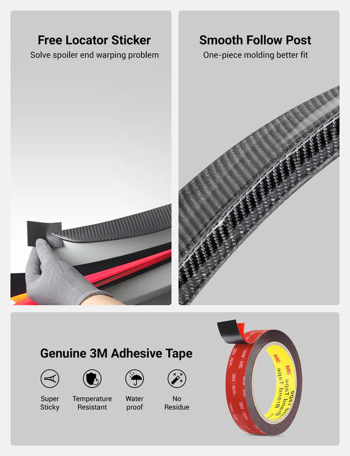 Performance Style Dry Carbon Fiber Spoiler for Model Y Juniper 2025+
