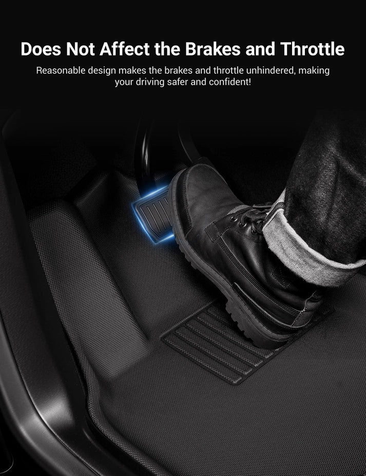 All Weather 3D Floor Mats for Tesla Model Y & Model 3 Highland