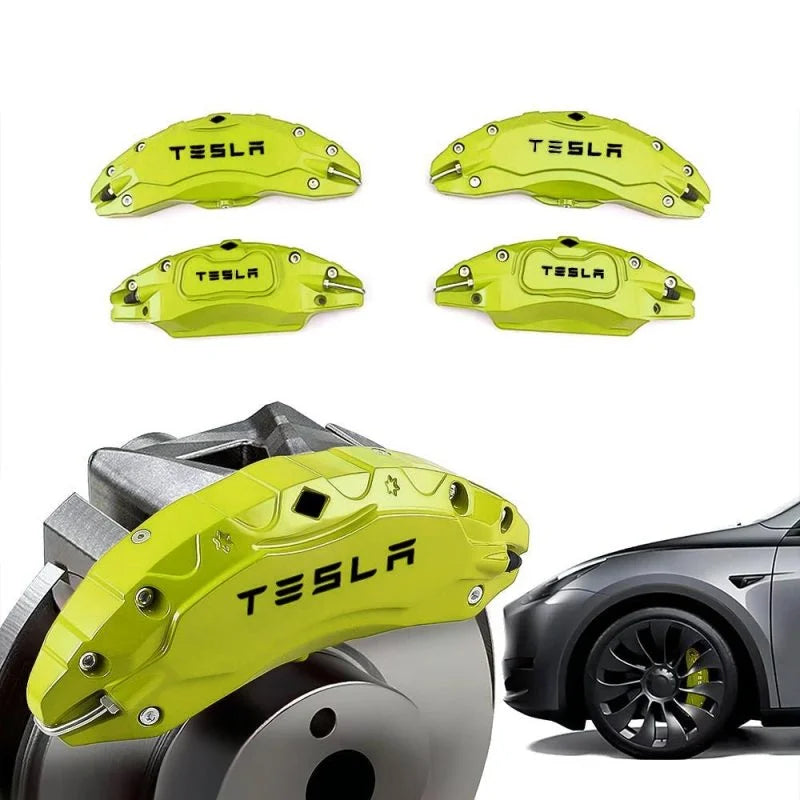 19″ /20″ Wheel Brake Caliper Cover (4pcs) For Tesla Model Y/ Model YL / Model 3/ Model X/ Model S / Cybertruck