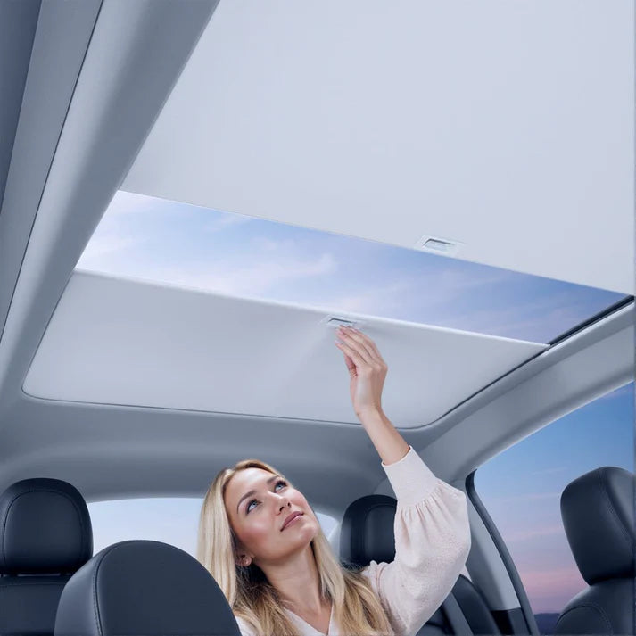 Retractable Sun Shade for Model Y Juniper