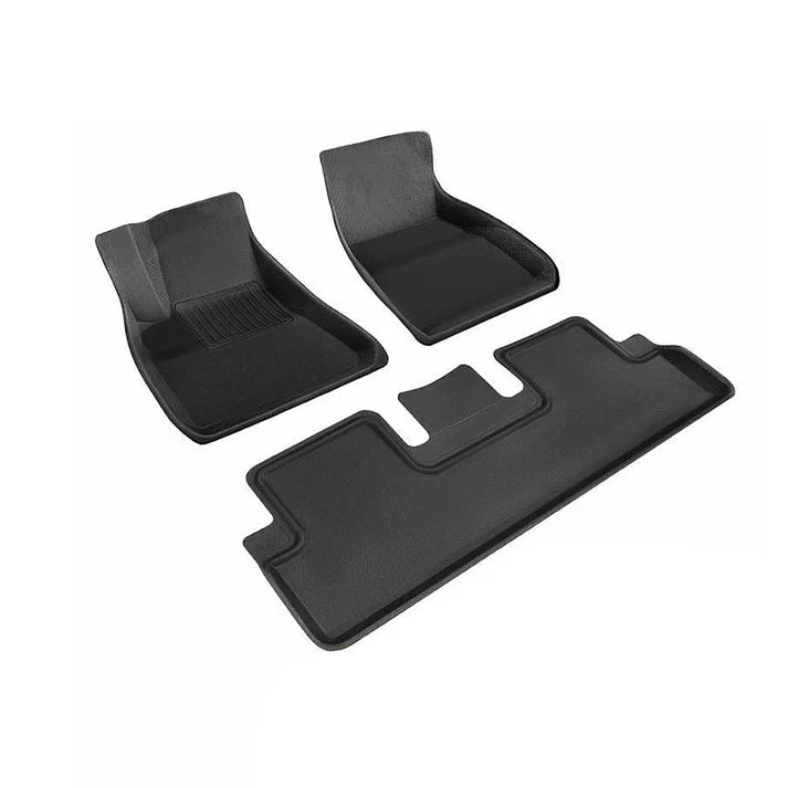 テスラ モデルY & モデル3 ハイランド用 全天候型3Dフロアマット