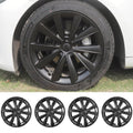 Car Hub Caps 18'' Blade Style Wheel Cover (2017-2023) For Tesla Model 3