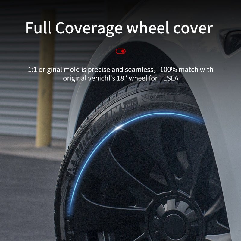 Hub Cap 18'' berturbine Style Wheel Cover(2017-2023) For Tesla Model 3