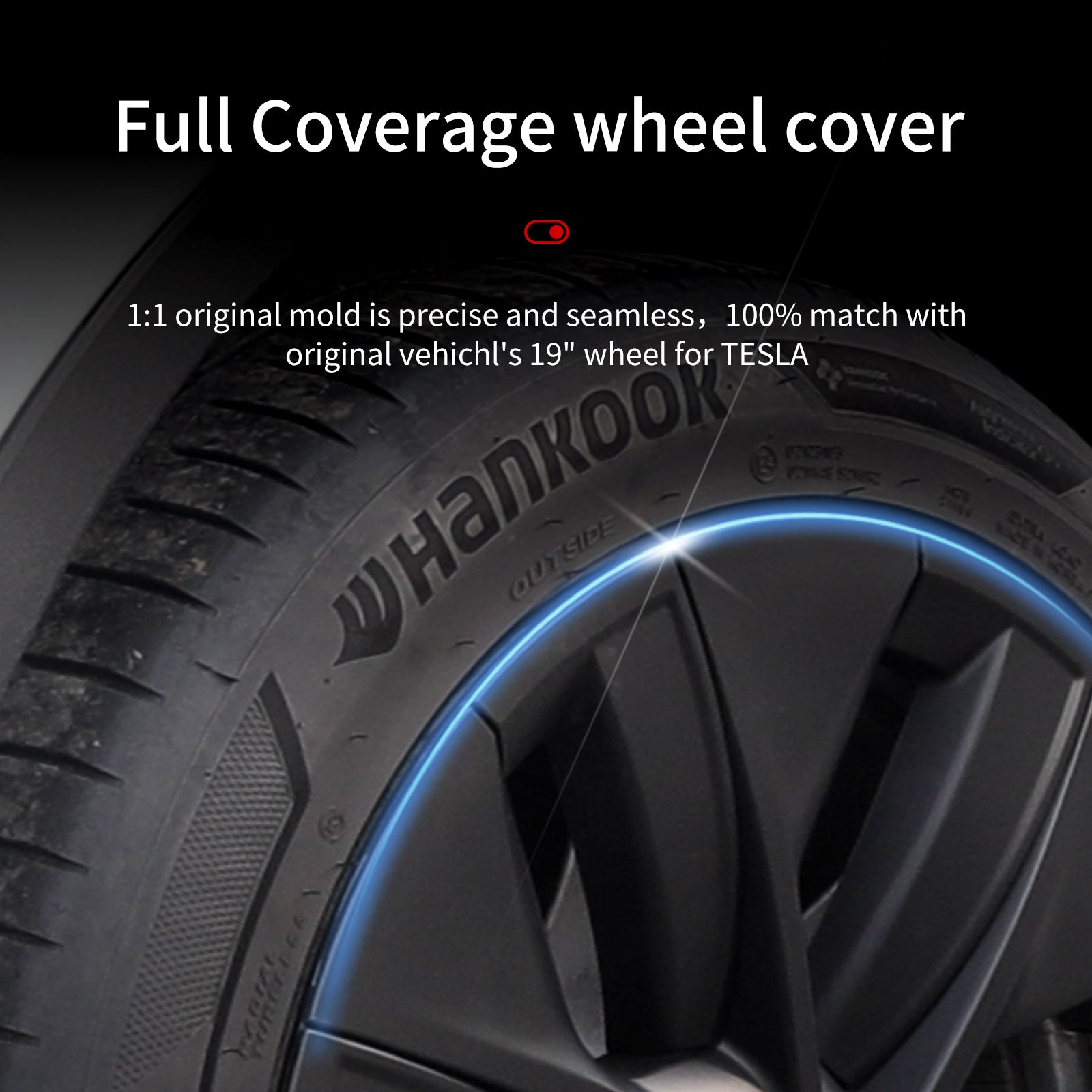 Tesla Model Y Center Caps 19'' Gemini Style Wheel Cover Tesla Wheel Covers Model Y Exterior Accessories Tesstudio?