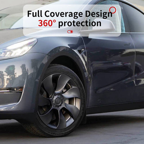 Tesla Model Y用 19インチ バートゥービン ホイールカバー リム (2020-2024年式)