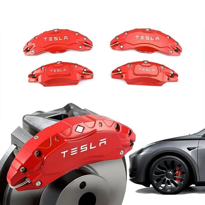 テスラ モデルY / モデルYL / モデル3 / モデルX / モデルS / サイバートラック用 19/20インチホイールブレーキキャリパーカバー (4個セット)