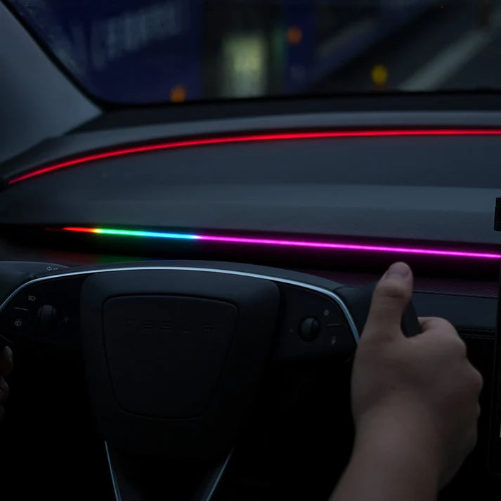 2026 BSD 2.0 Blind Spot Warning System For Tesla Model 3 Highland / Y Juniper Ambient Lighting