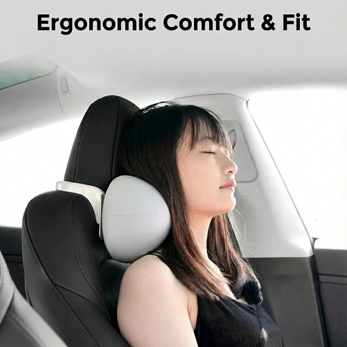 Adjustable SPA Memory Foam Headrest – 10cm Vertical Adjustment for Model 3/Y
