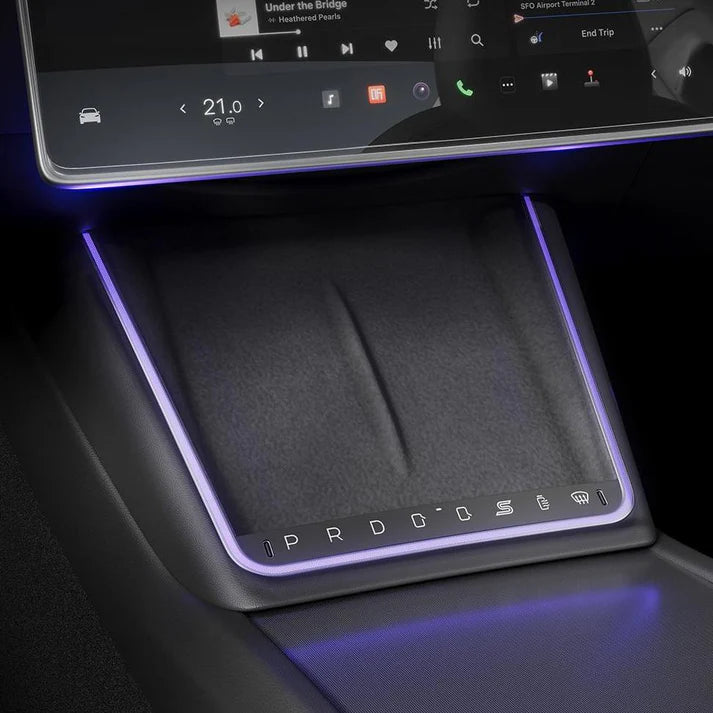 Wireless Charging Smart Button with Ambient Light for Model 3 Highland / Y Juniper