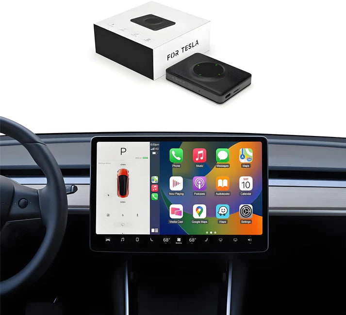 Tesla用ワイヤレスApple CarPlayアダプター