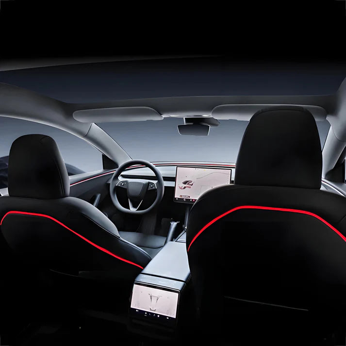 モデル3ハイランド＆モデルYジュニパー用シートバックアンビエントライト（2個セット）
