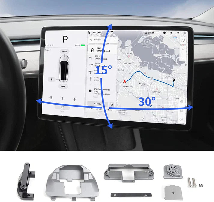 Model Y / Model 3 Highland ディスプレイスイベル回転マウントキット (右ハンドル・左ハンドル対応)