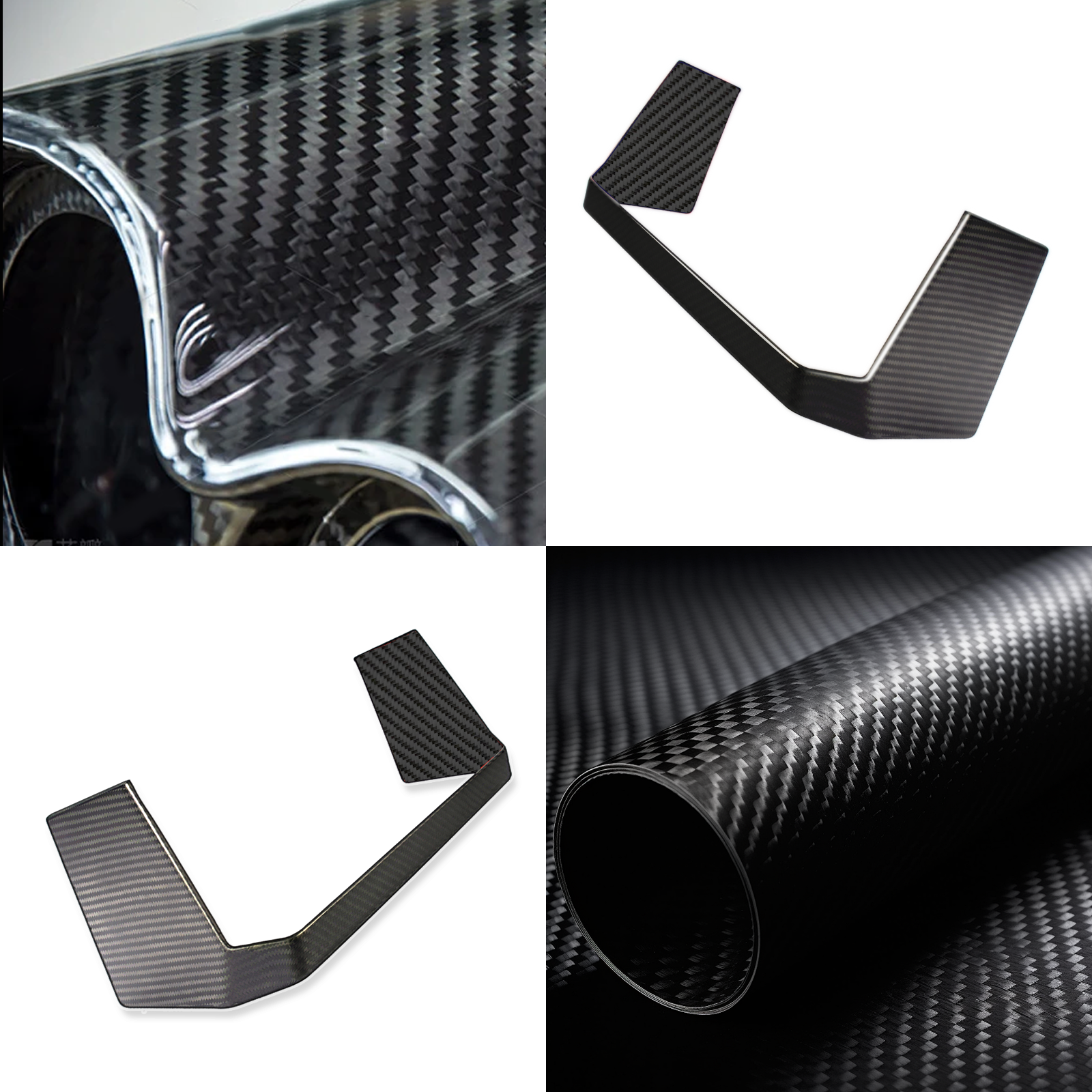 [Real Carbon Fiber] Tesla Cybertruck Rear Screen Frame Cover Tesla Cybertruck Accessories Tesstudio?