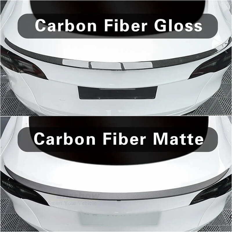 Real Carbon Fiber Rear Trunk Lip Spoiler For Model 3/Y