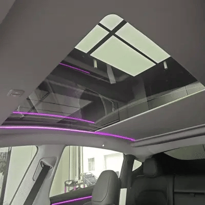 2026 Smart Voice-Controlled Starry Sunshade for Tesla Model Y / Y Juniper/ YL | Enjoy the Rolls-Royce Starry Sky