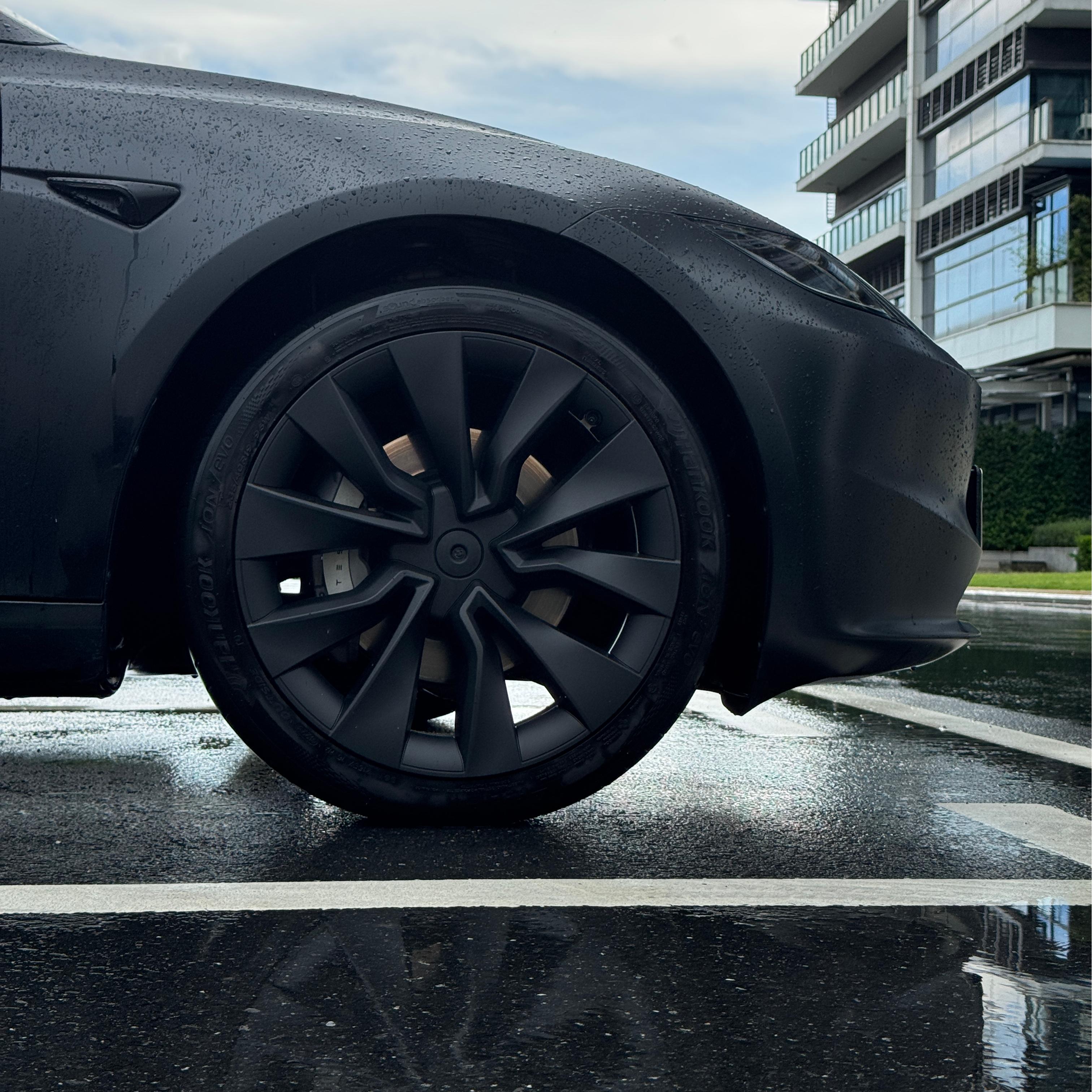 Model 3 하이랜드 (2023.08+) 19인치 X-스타일 휠 커버 (공기역학적, 보호 및 세련된 업그레이드)