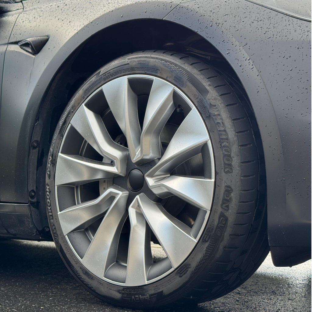 Model 3 하이랜드 (2023.08+) 19인치 X-스타일 휠 커버 (공기역학적, 보호 및 세련된 업그레이드)