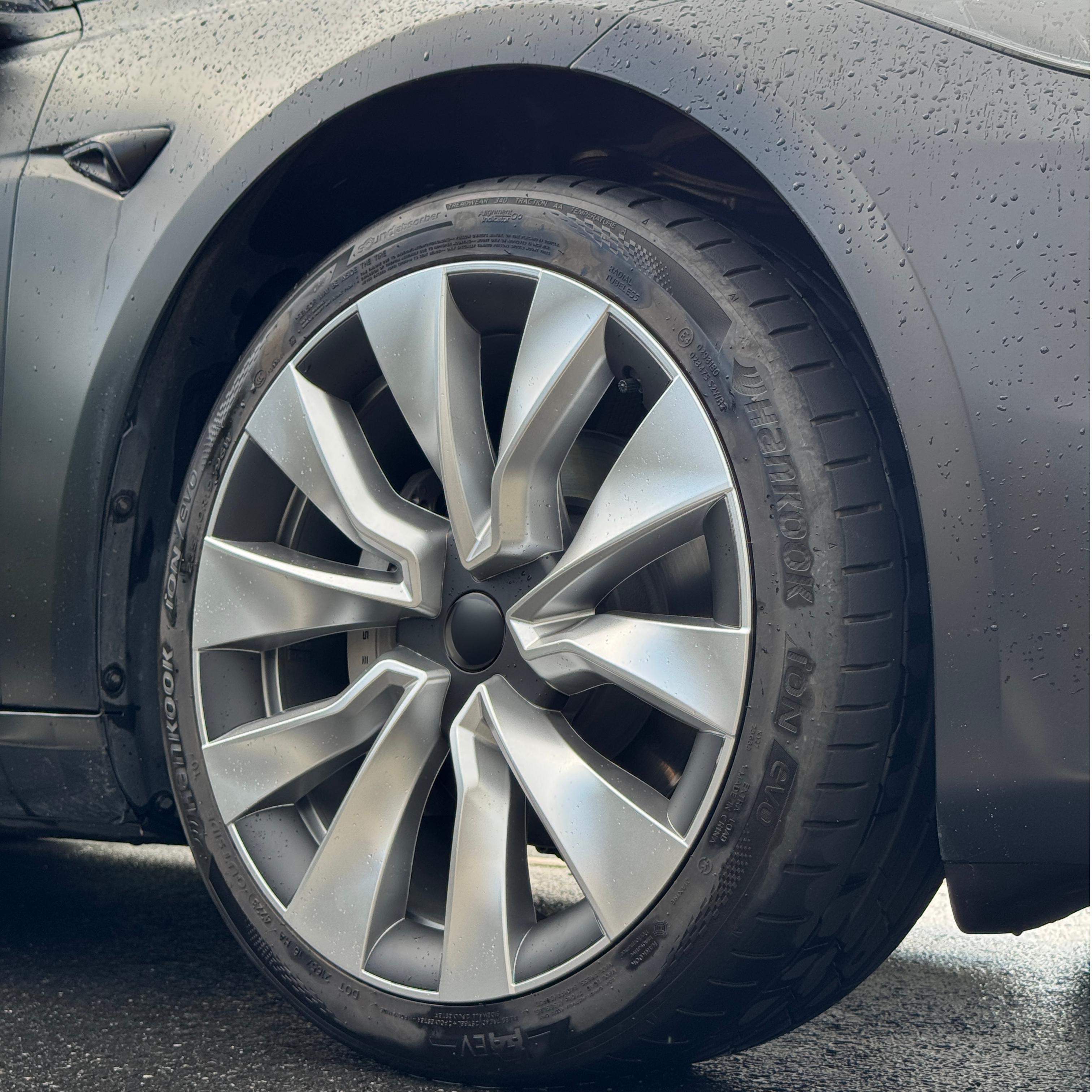 Model 3 하이랜드 (2023.08+) 19인치 X-스타일 휠 커버 (공기역학적, 보호 및 세련된 업그레이드)