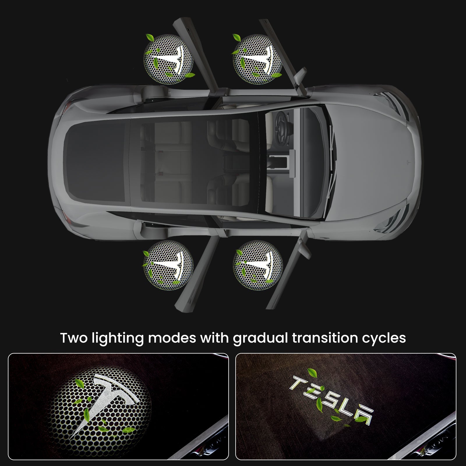 Tesla Dynamic Projection Lights Tesla Model Y Juniper Model 3/Y/S/X Welcome Lights Puddle Lights Tesstudio?