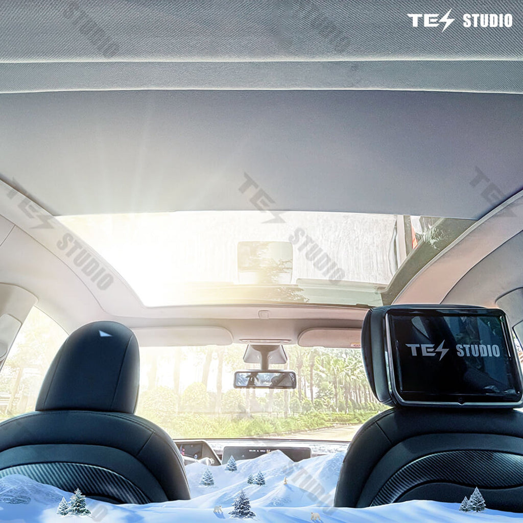 Tesla Model Y Sunshade Voice Control Electric Sunshade Model Y Power Sunshade Retractable Roof Shade Tesstudio?