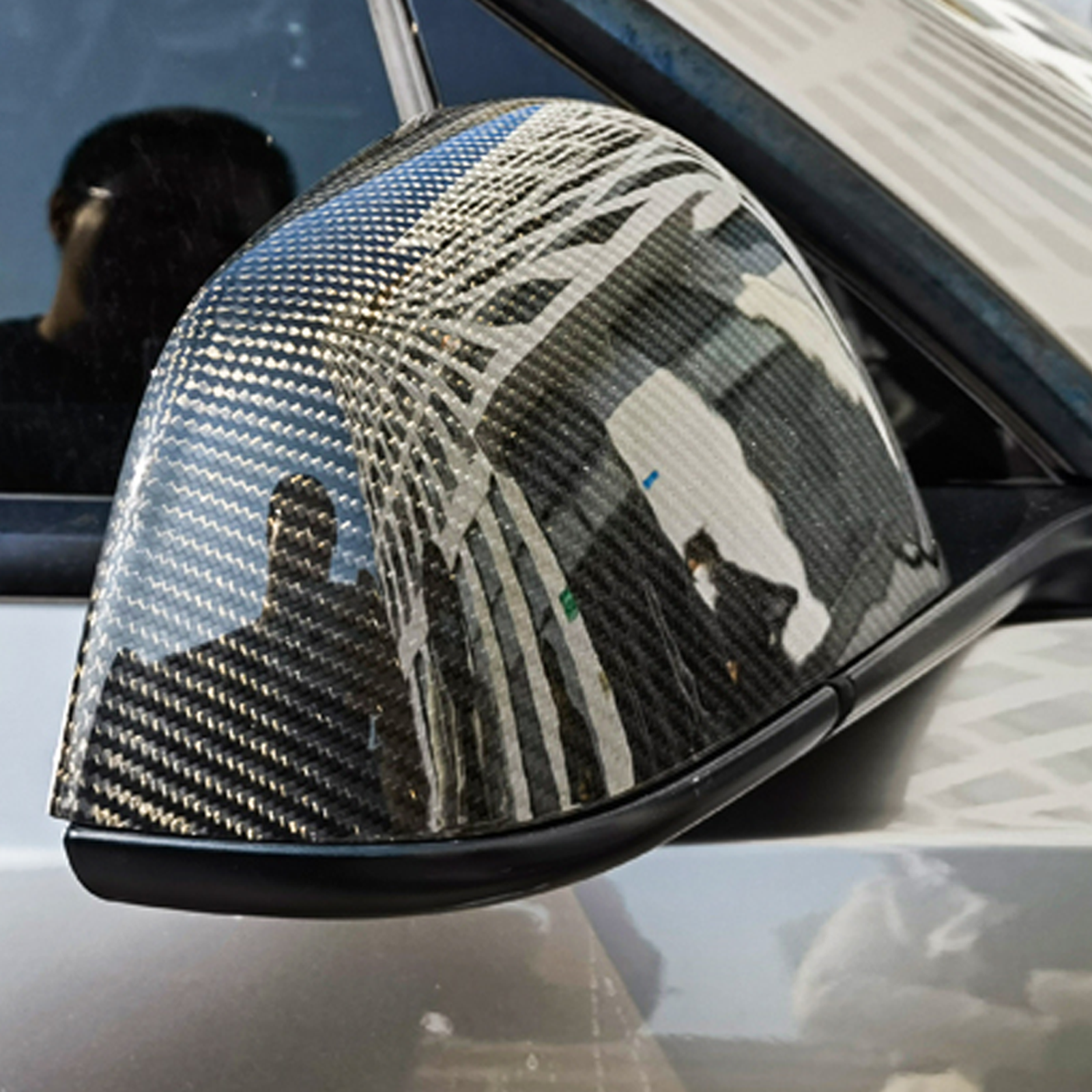 Tesla Model 3/Y /Model Y Juniper Carbon Fiber Side Mirror Caps Model Y Side Mirror Cover Tesstudio?