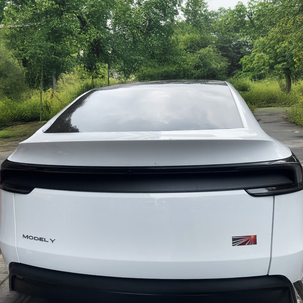 2025年以降のテスラモデルY ジュニパー カーボンファイバー製ロアテールライトアップリケ