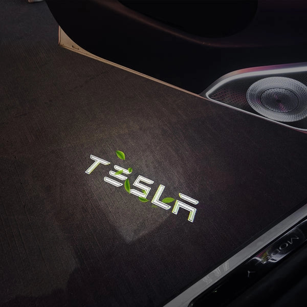 3D Dynamic Door Projection Lights For Tesla Model Y Juniper Model 3/Y/S/X Welcome Lights