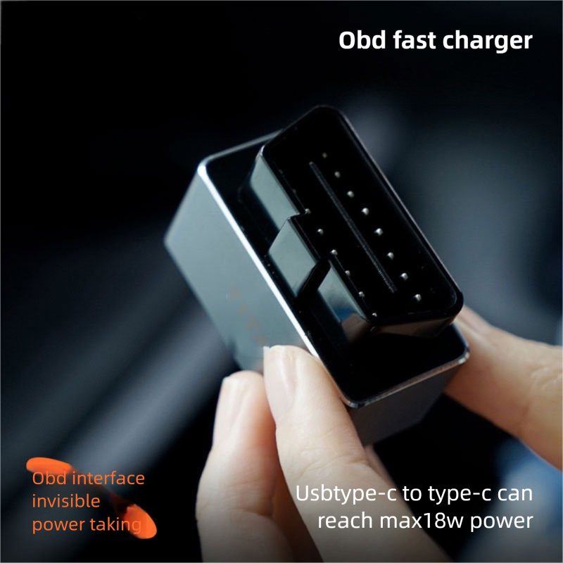 36W OBD 急速充電器（デュアルポート） – 隠れたデザイン、安定した電力、全テスラモデルに対応