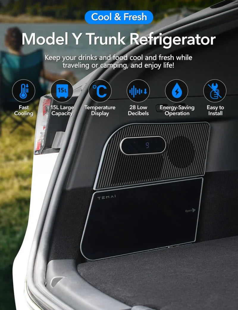 Model Y (5人乗り) 用リアトランク内蔵冷蔵庫