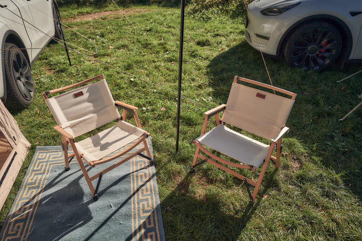 solid wood outdoor camping chair