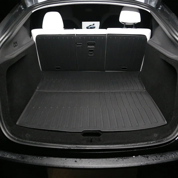Model Y Juniper用トランクトレイ（背もたれマット付き） | TPE | 防水