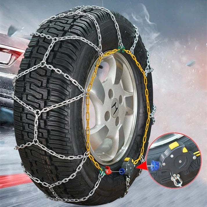 テスラ モデルY モデル3用 自動増し締めスノーチェーン