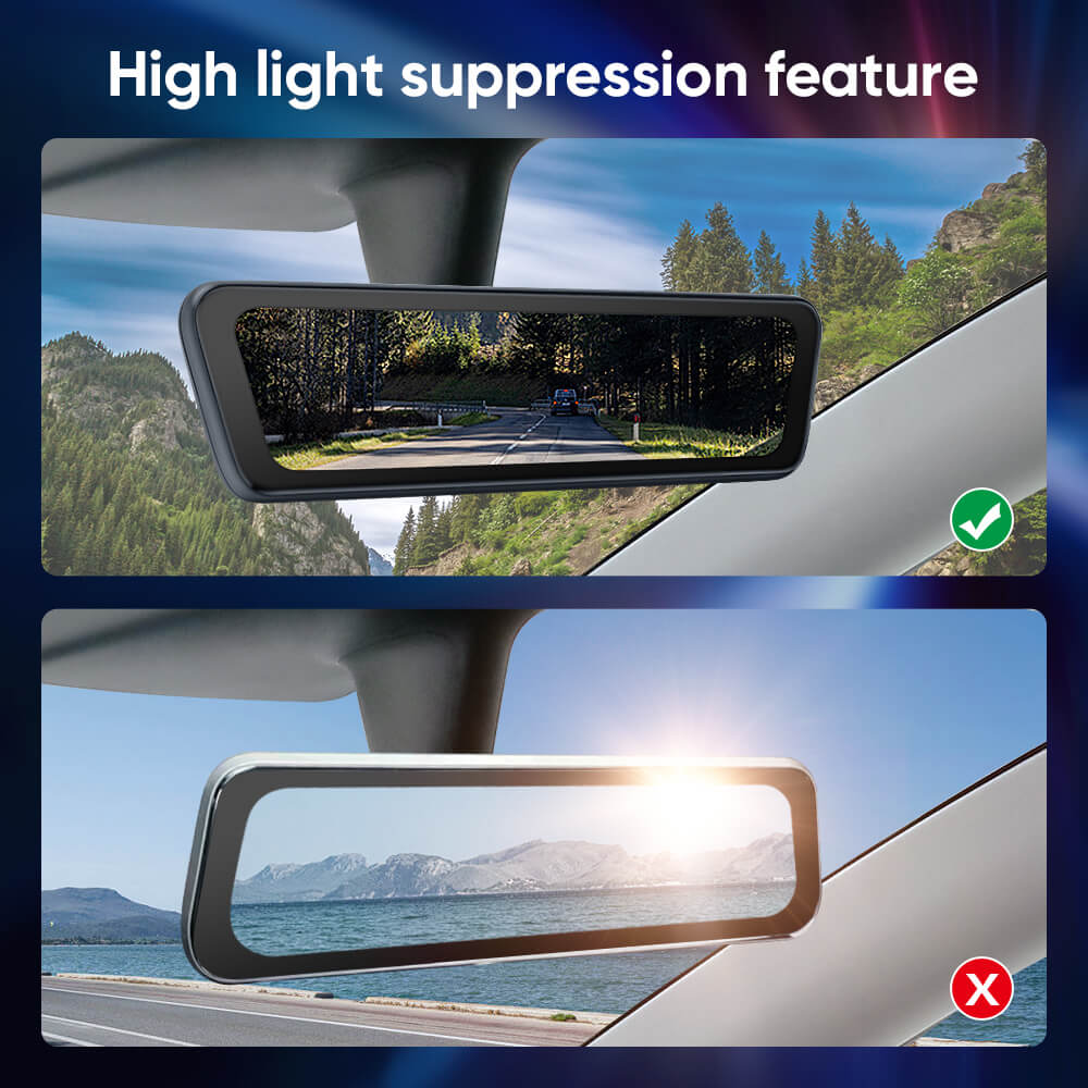 Tesstudio Tesla Model 3 Highland Streaming Rearview Mirror with Night Vision Tesla Accessories Model 3 Highland Tesstudio?