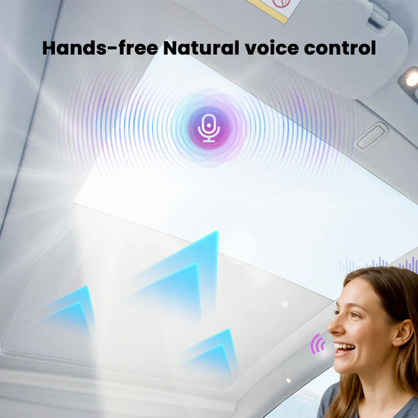 2026 Smart Voice-Controlled Starry Sunshade for Tesla Model Y / Y Juniper/ YL | Enjoy the Rolls-Royce Starry Sky
