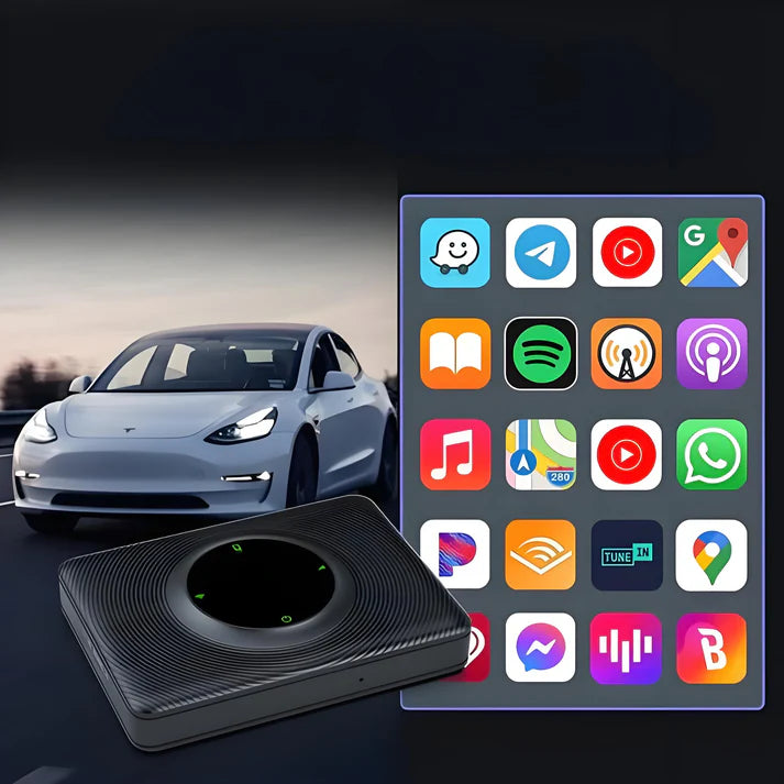 Tesla用ワイヤレスApple CarPlayアダプター
