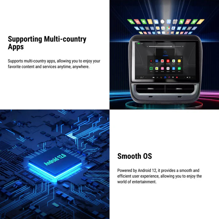 모델 Y/3용 7인치 뒷좌석 엔터테인먼트 시스템