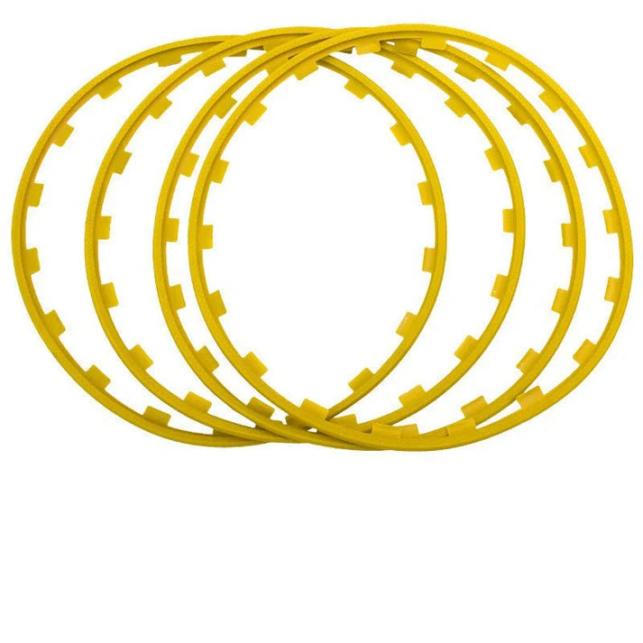 DuPont Nylon Wheel Rim Protectors for Tesla | 4-Piece Set | 5 Colors | Curb Rash Guard | Impact Resistant