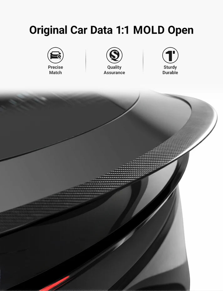 Performance Style Dry Carbon Fiber Spoiler for Model Y Juniper 2025+