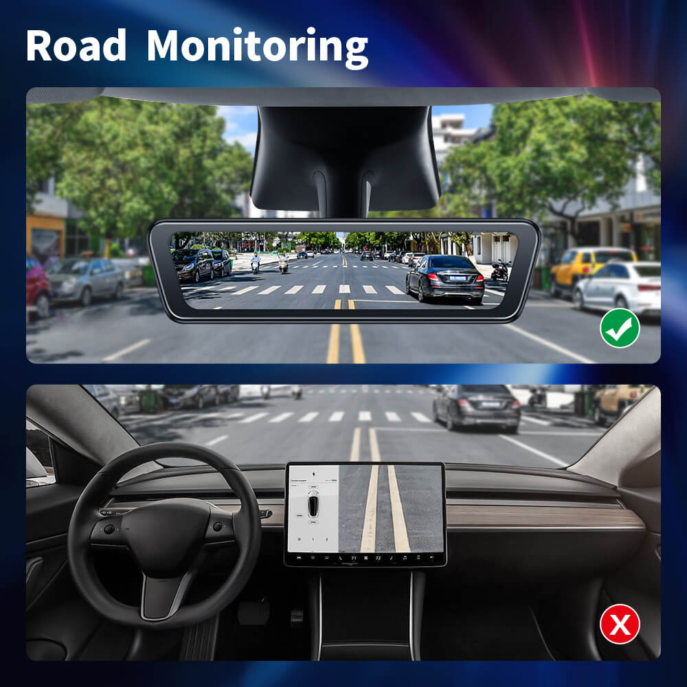 Tesstudio Tesla Model 3 Highland Streaming Rearview Mirror with Night Vision Tesla Accessories Model 3 Highland Tesstudio?