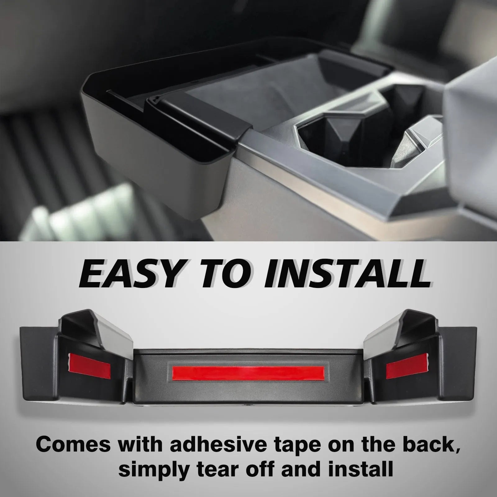 Cup Holder Front Organizer - Version A For Cybertruck