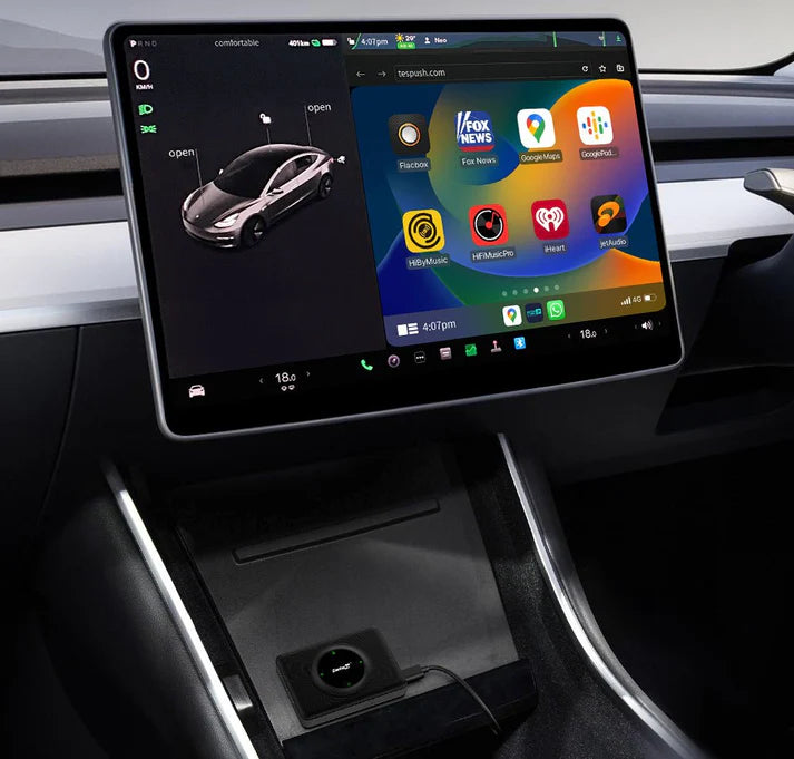 Tesla用ワイヤレスApple CarPlayアダプター
