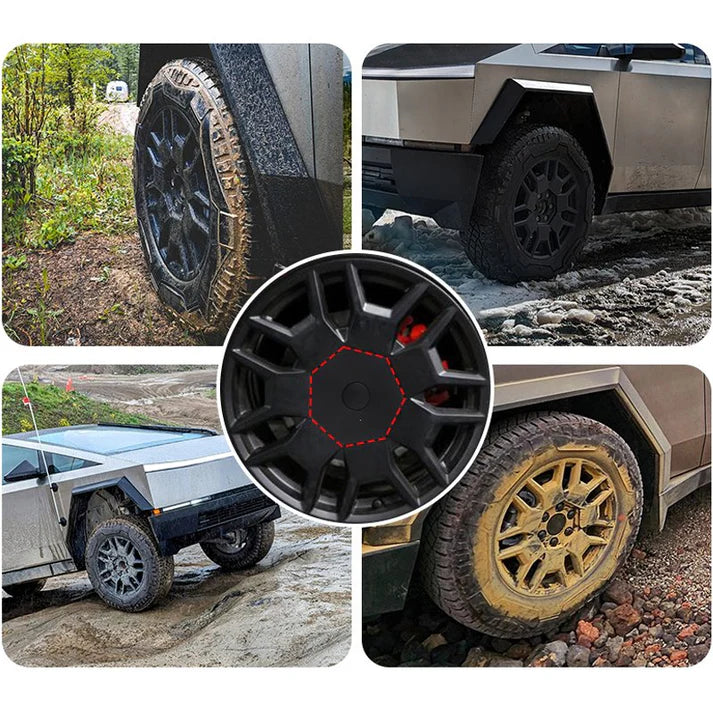 Center Hub Caps for 20″ Cyber Wheels for Cybertruck